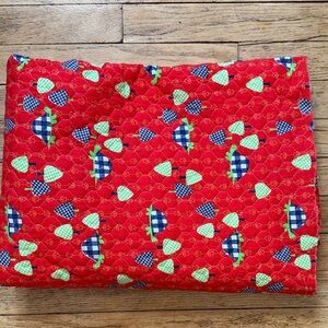 Vintage Quilted Turtle Pattern Fabric